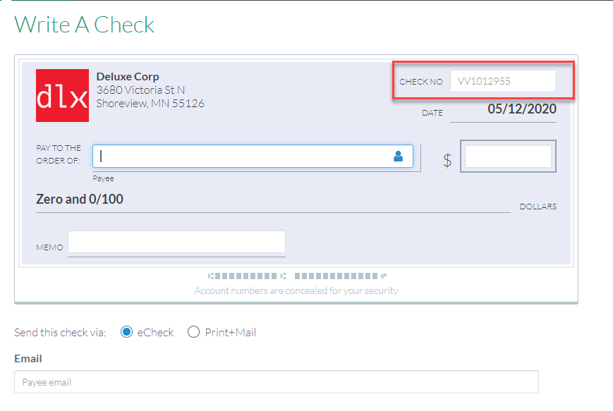 add check number in quickbooks desktop